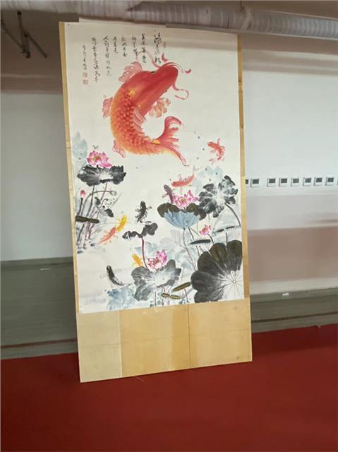 国家级画家高文清——以书画作品致敬劳动者暨迎“五一”书画作品展在雄安容城容西清泉社区举办